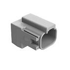Versatile DIP Connector featuring grey thermoplastic shell and multiple terminal types designed for and secure packaging