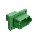 DIP Connector with thermoplastic shell and diverse terminals suitable for temperature ranges from minus 55 to plus 125 degrees Celsius