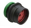 Thermoplastic DIP Connector offering multiple terminal configurations and black housing engineered for secure and electronic connections