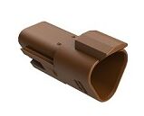 Thermoplastic DIP Connector with Brown Housing and Various Terminal Configurations Ideal for in Harsh Temperature Environments