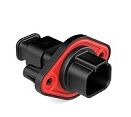 DIP Connector Featuring Black Thermoplastic Housing and Various Terminal Options Designed for Wide Temperature Range Applications