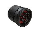 Thermoplastic shell DIP Connector available in various terminal types ensuring operation from minus 55 to plus 125 degrees Celsius