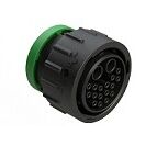 Thermoplastic housing DIP Connector with multiple terminal types designed for operation in temperature range minus 55 to plus 125 degrees Celsius